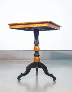 Best Pamono Walnut Coffee Table with Inlaid Chessboard, 1800s