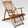 Pamono Walnut Framed Folding Steamer Deck Chair, 1890s> Garden Seating