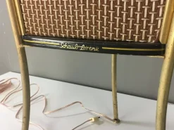 Pamono Walnut Music Speaker from Schaub Lorenz, 1950s><noscript><img width=