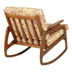 Best Pamono Walnut Rocking Chair by Adrian Pearsall, 1950s