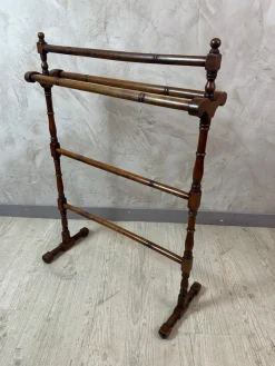 Sale Pamono Walnut Towel Rack, 1900s