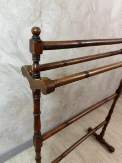 Sale Pamono Walnut Towel Rack, 1900s