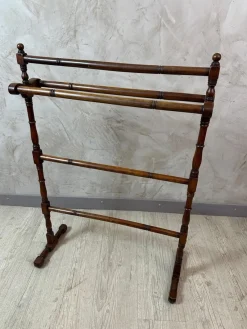 Sale Pamono Walnut Towel Rack, 1900s