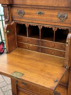 Pamono Walnut Wellington Chest with Secretary><noscript><img width=