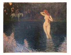Hot Pamono Walter Einbeck, Nymph, 1915, Oil on Canvas