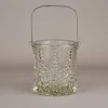 Pamono Walter Glass Ice Container from Bolero, 1970s> Ice Buckets & Wine Coolers