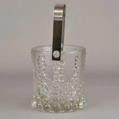 Pamono Walter Glass Ice Container from Bolero, 1970s><noscript><img width=