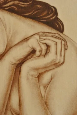 Pamono Walter Sauer, Model with Tilted Head, Signed Engraving><noscript><img width=