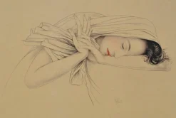 Outlet Pamono Walter Sauer, Murasaki, Signed Engraving