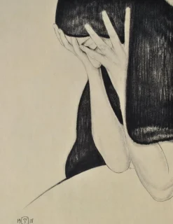 Hot Pamono Walter Sauer, No Need to Regret, Signed Engraving