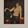 Discount Pamono Walter Sauer, Nude with Veil, Signed Engraving