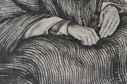 Pamono Walter Sauer, Seated Arab Man, Engraving><noscript><img width=