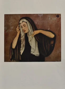 Pamono Walter Sauer, The Nun, Signed Engraving> Prints & Multiples