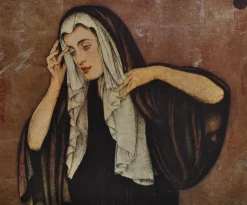 Pamono Walter Sauer, The Nun, Signed Engraving> Prints & Multiples