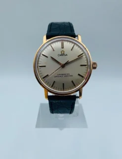 Pamono Watch in 750 Thousandths Gold Hallmarked with Owl Chronometer from Omega> Watches