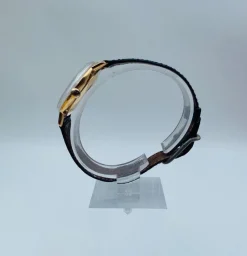 Pamono Watch in 750 Thousandths Gold Hallmarked with Owl Chronometer from Omega><noscript><img width=