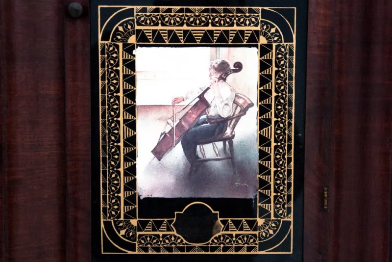 Hot Pamono Waterbury Wall Clock, USA, Mid 19th Century