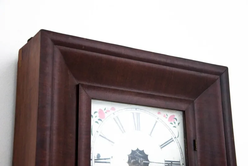 Hot Pamono Waterbury Wall Clock, USA, Mid 19th Century