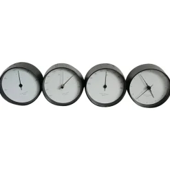 Pamono Weather Station Set by Henning Koppel, 1970s, Set of 4> Clocks
