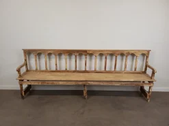 Pamono Weathered Church Bench> Benches