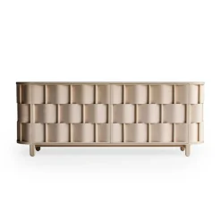 Pamono Weave Double Sided Credenza in Birch Wood by Dahlén Lukas
