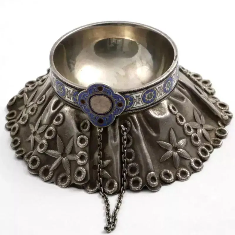 New Pamono Wedding Salt Shaker by Pavel Ovchinnikov, 1874