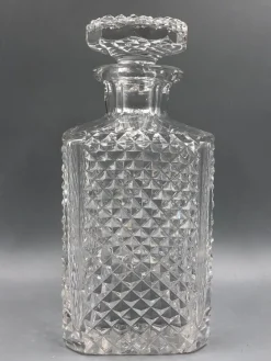 Pamono Whiskey Carafe in Diamond Cut Lead Crystal from Riedel, 1980s> Bottles, Carafes & Jugs