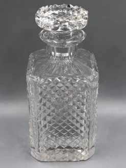 Pamono Whiskey Carafe in Diamond Cut Lead Crystal from Riedel, 1980s> Bottles, Carafes & Jugs