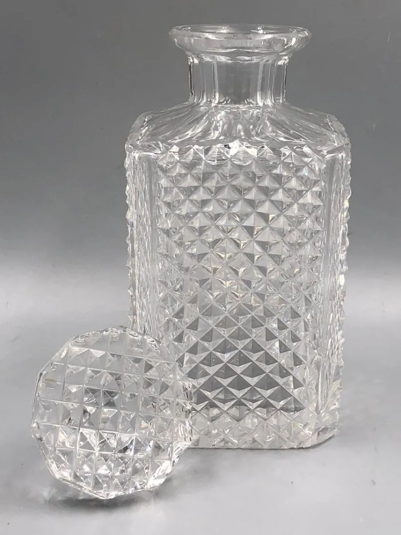Pamono Whiskey Carafe in Diamond Cut Lead Crystal from Riedel, 1980s> Bottles, Carafes & Jugs