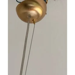 Pamono White and Blue Spots Sphere Pendant Light in Murano Glass by Simoeng><noscript><img width=