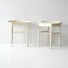 Best Pamono White Bedside Tables by Sven Engström & Gunnar Myrstrand for Bodafors, 1960s, Set of 2