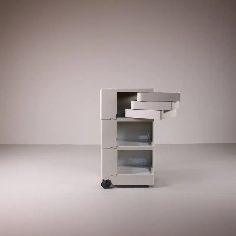 Pamono White Boby Cart by Joe Colombo for Bieffeplast> Serving Bar Carts & Trolleys