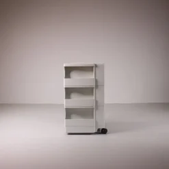 Pamono White Boby Cart by Joe Colombo for Bieffeplast> Serving Bar Carts & Trolleys