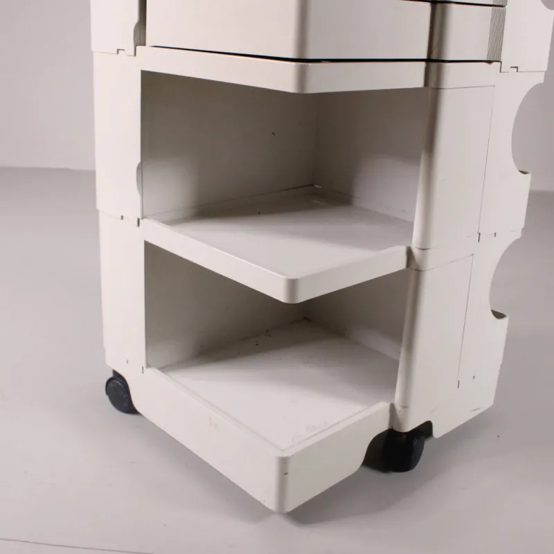 Pamono White Boby Cart by Joe Colombo for Bieffeplast> Serving Bar Carts & Trolleys