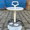 Clearance Pamono White Bottle Holder Side Table from Flair Holland