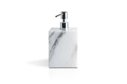Pamono White Carrara Marble Bathroom Set from FiammettaV Home Collection, Set of 4> Tabletop