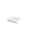 Pamono White Carrara Marble Soap Dish from FiammettaV Home Collection> Decorative Objects