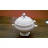 Pamono White Ceramic Round Tureen, 1800s> Serving Dishes