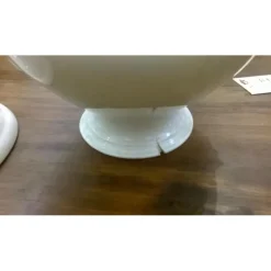 Pamono White Ceramic Round Tureen, 1800s><noscript><img width=