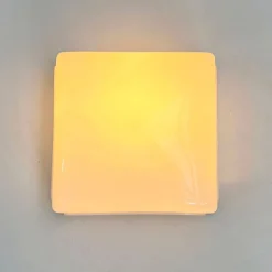 Pamono White Cnosso Wall Lamp by Angelo Mangiarotti for Artemide, 1960s><noscript><img width=