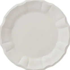 Online Pamono White Dinner a Coste Plates from Este Ceramiche, Set of 6
