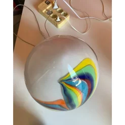 Pamono White Egg Lamp by Simoeng><noscript><img width=