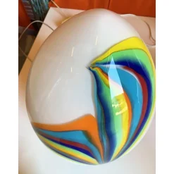 Pamono White Egg Lamp by Simoeng><noscript><img width=
