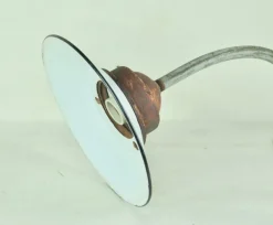 Pamono White Enameled Metal Garden Light, 1940s><noscript><img width=