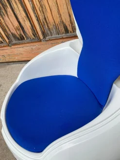 Clearance Pamono White Garden Egg Chair by Peter Ghyczy, 1968