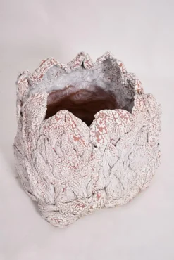 Pamono White Glazed Ceramic Planter by Helder, 2023><noscript><img width=