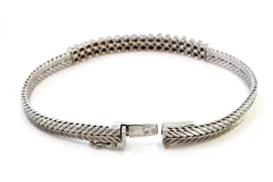 Pamono White Gold Bracelet with Brilliant-Cut Diamonds><noscript><img width=