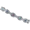 Pamono White Gold Bracelet with Emeralds, Rubies, Sapphires and Diamonds> Bracelets