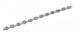 Pamono White Gold Bracelet with Emeralds, Rubies, Sapphires and Diamonds><noscript><img width=