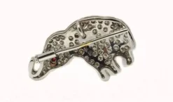 Pamono White Gold, Diamonds and Ruby Brooch or Pendant> Brooches